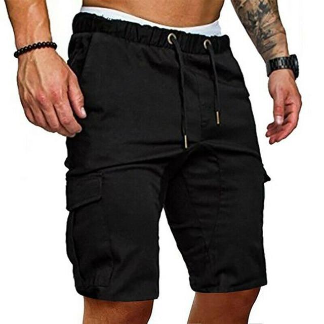 Mens Cargo Shorts Pants Casual Summer Beach Sport Gym