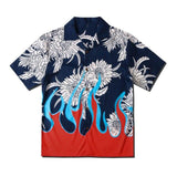 Summer Hawaii Beach Shirts Harajuku Streetwear Summer Blouse