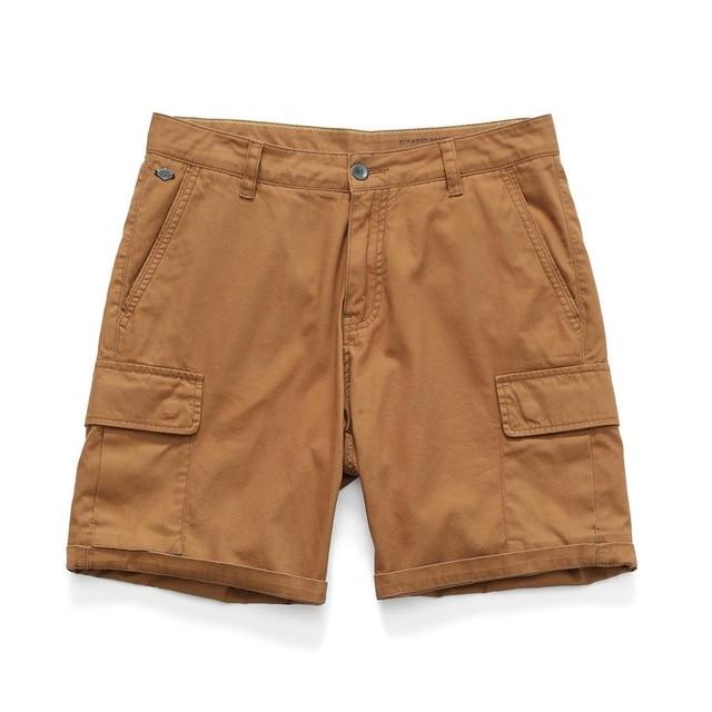 Summer New Cargo Shorts Men Fashion Enzyme Washed Casual Multi-Pockets