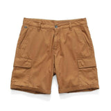 Summer New Cargo Shorts Men Fashion Enzyme Washed Casual Multi-Pockets