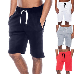 Summer Men Casual Tech Fleece Shorts Baggy Gym Sport Jogger Sweat