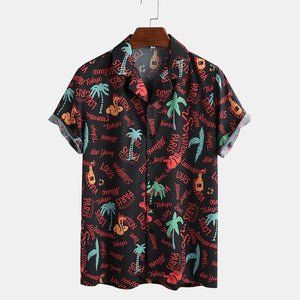 Shirts for men Tropical Vacation Hawaii Shirt Mens Floral