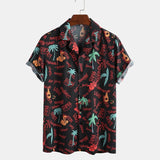 Shirts for men Tropical Vacation Hawaii Shirt Mens Floral
