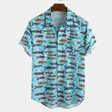 Shirts for men Tropical Vacation Hawaii Shirt Mens Floral