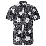 Summer Pure Cotton Mens Hawaii Flower