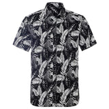 Summer Pure Cotton Mens Hawaii Flower