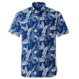 Summer Pure Cotton Mens Hawaii Flower
