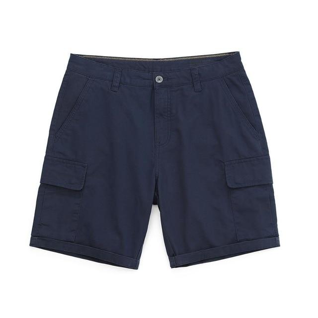 Summer New Cargo Shorts Men Fashion Enzyme Washed Casual Multi-Pockets