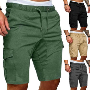 Men Cargo Shorts Summer Male Casual Shorts Fitness Trunk Gym Running
