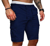 Men Cargo Shorts Summer Male Casual Shorts Fitness Trunk Gym Running