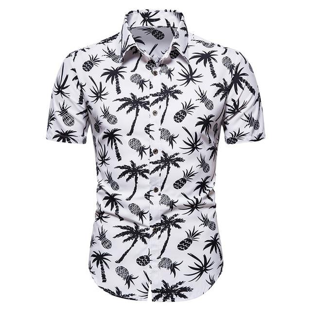 Hawaii Beach Short Sleeve Printed Shirt Summer Travel