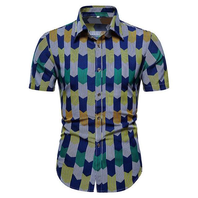 Hawaii Beach Short Sleeve Printed Shirt Summer Travel