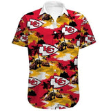 Kc Summer Casual Digital Printing Quick Dry Breathable  Hawaii Beach Floral shirt