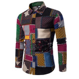 Flower Print Mens Dress Shirts Summer New Casual Hawaii Male Shirt camisa masculina